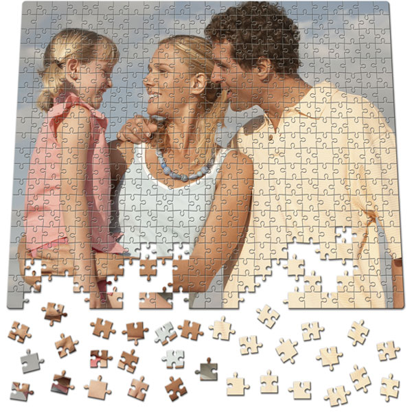 Puzzle A2 - 480 dielikov, fotodarček pre mamičku so spoločnou fotkou